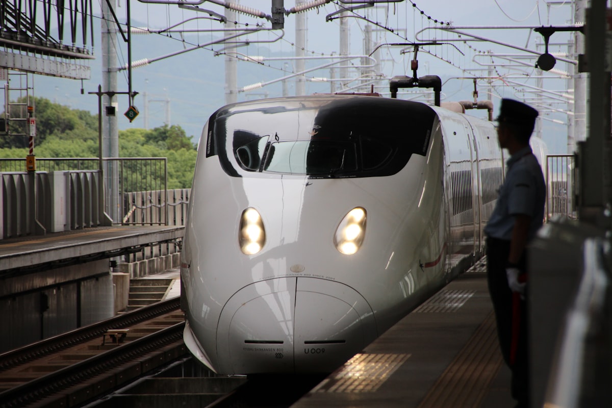 Bullet train representing Japan eSIM and transport