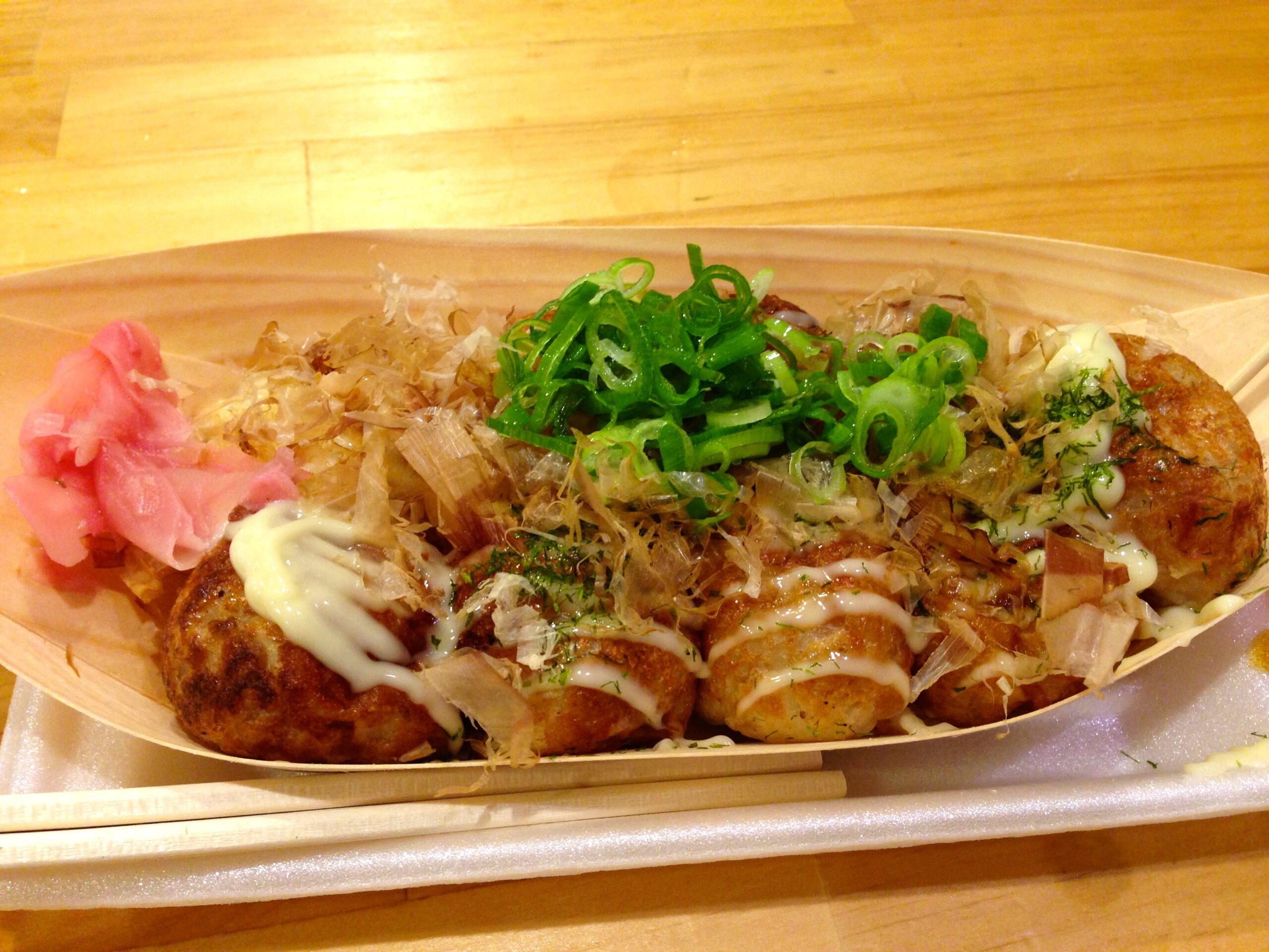 Takoyaki snack in Osaka