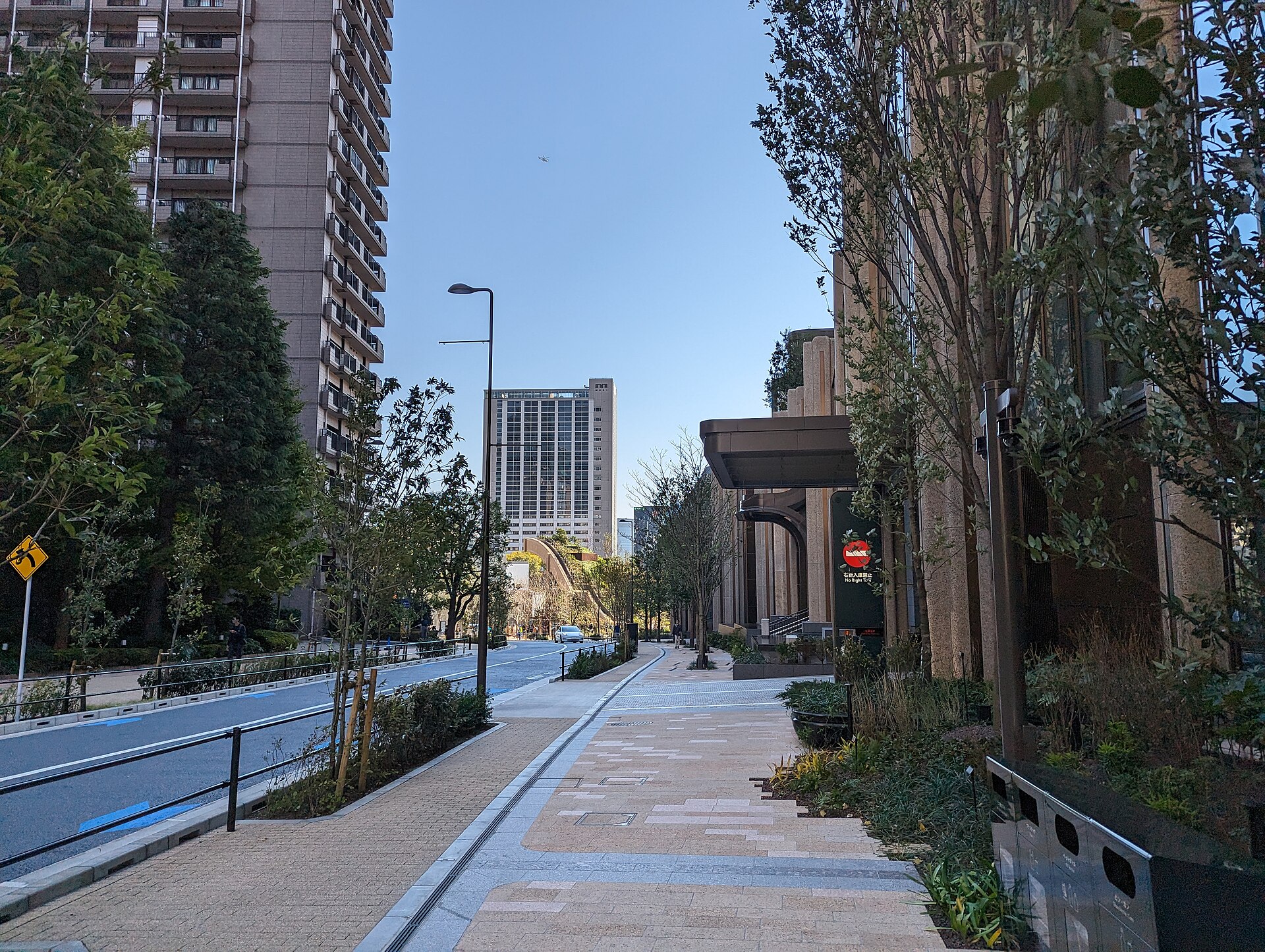 Street at Azabudai Hills in Tokyo