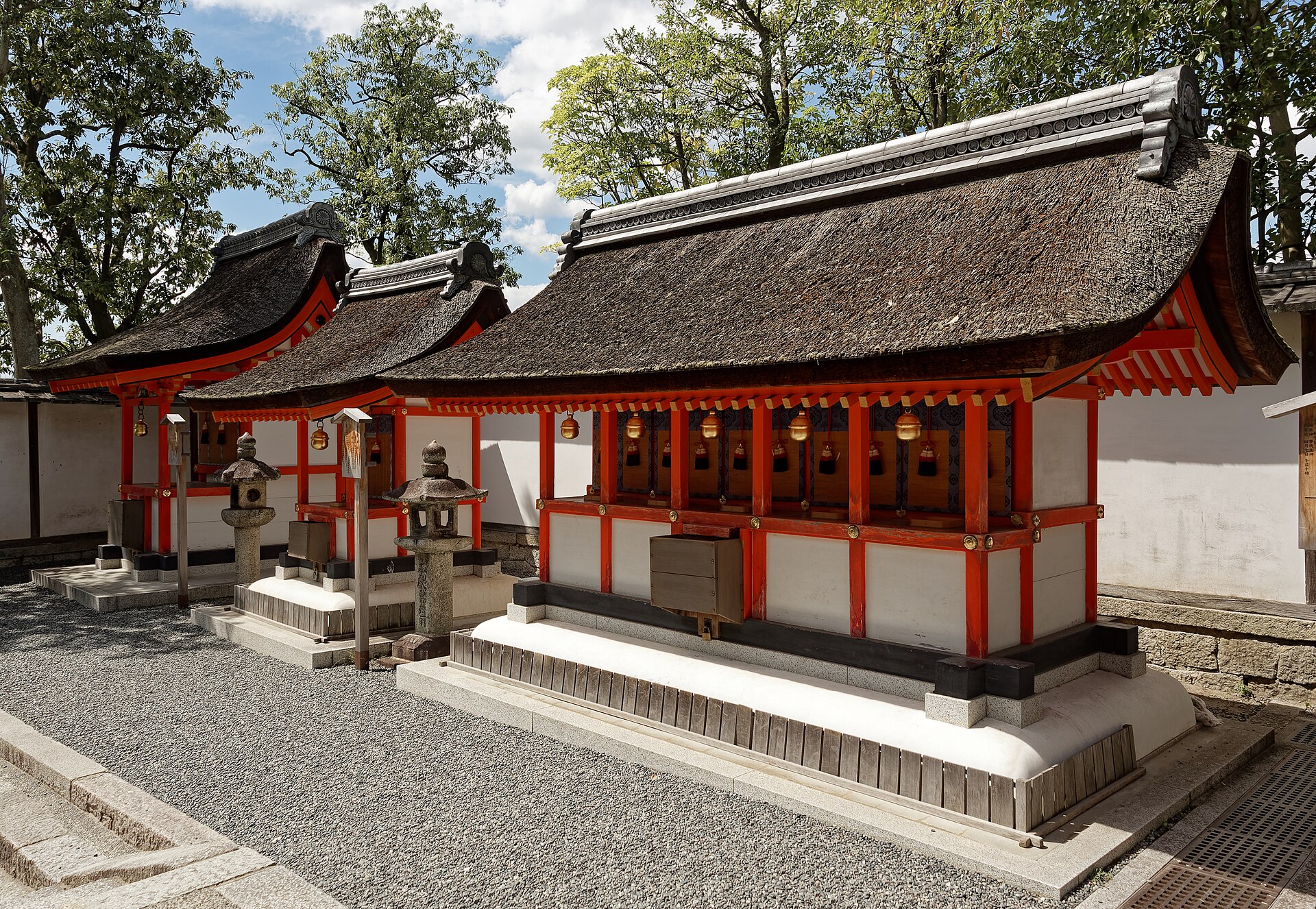 Main shrine area at Fushimi Inari Taisha in Kyoto
