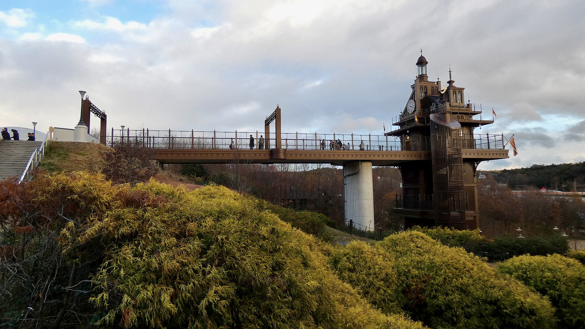 Elevator Tower in Ghibli Park's Hill of Youth