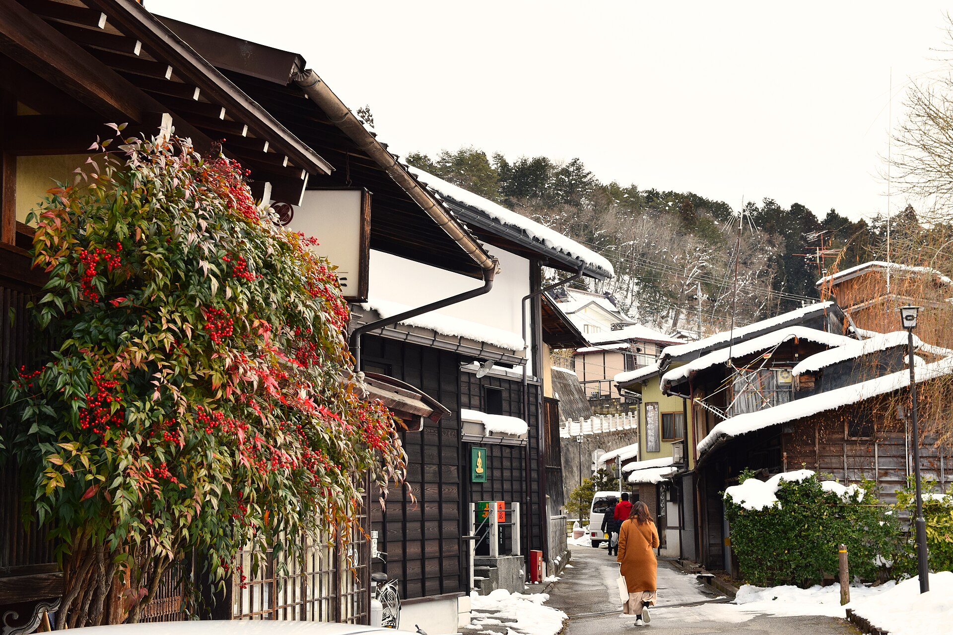 Historic street in Takayama old town
