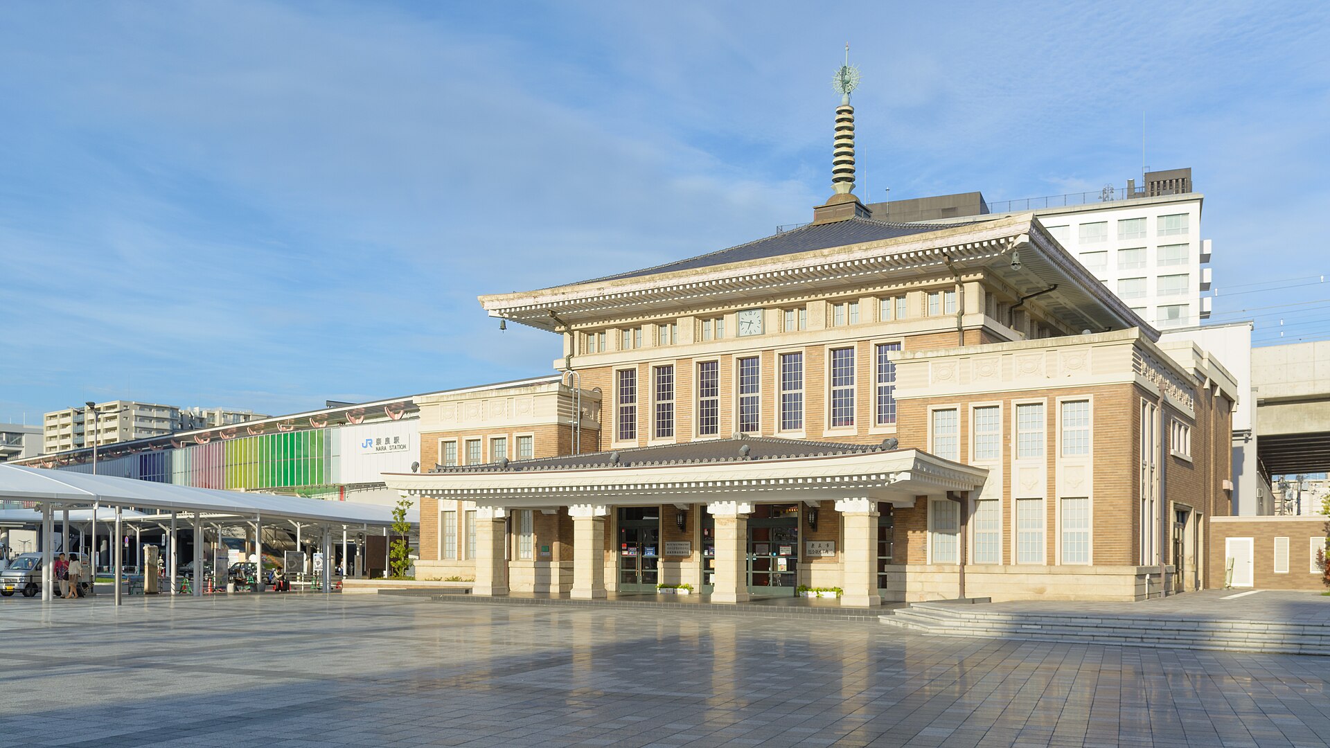 Historic entrance building at JR Nara Station