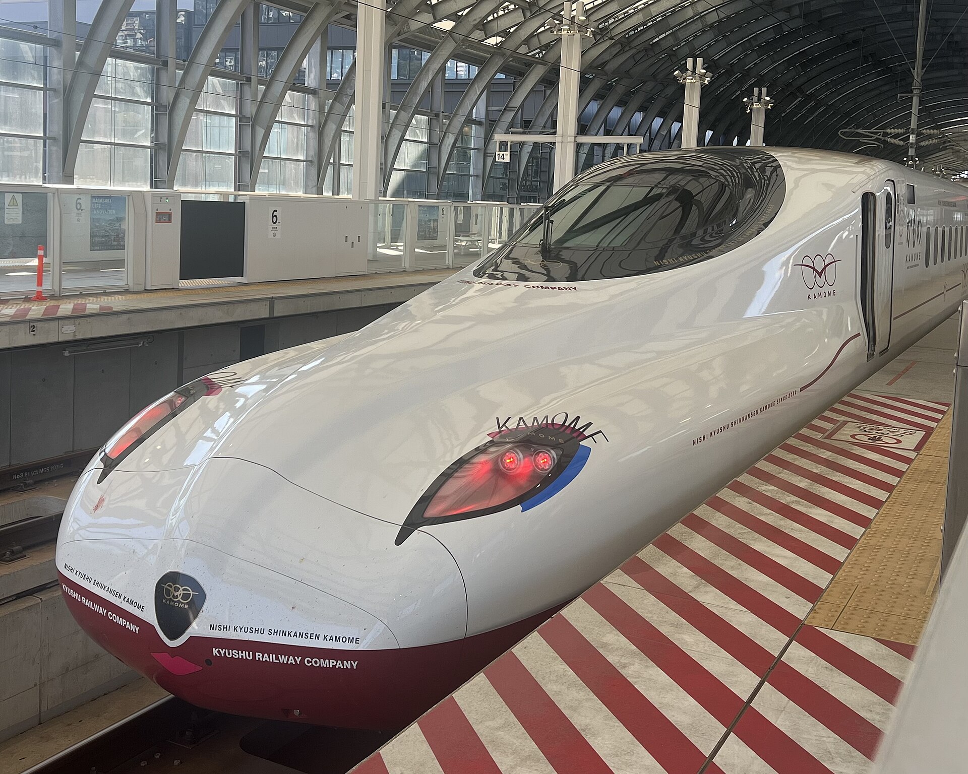 Nishi Kyushu Shinkansen KAMOME at Nagasaki Station