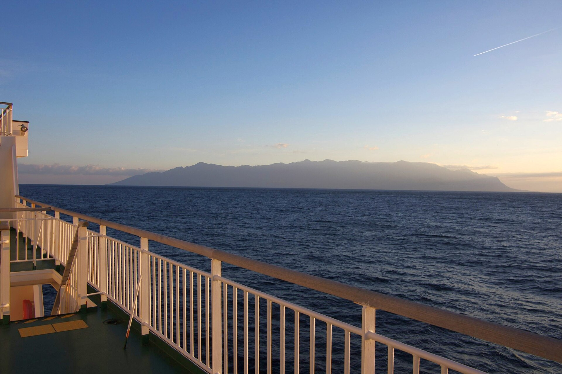 Yakushima seen from the sea